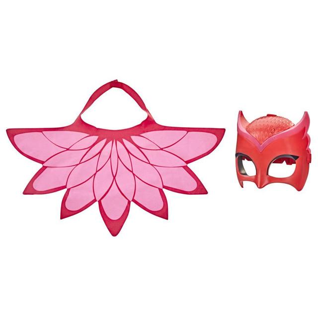 PJ Masks Owlette Deluxe Mask Set, Preschool Dress-Up Toy, Light-up Mask and Owl Wings Accessory for Kids Ages 3 and Up