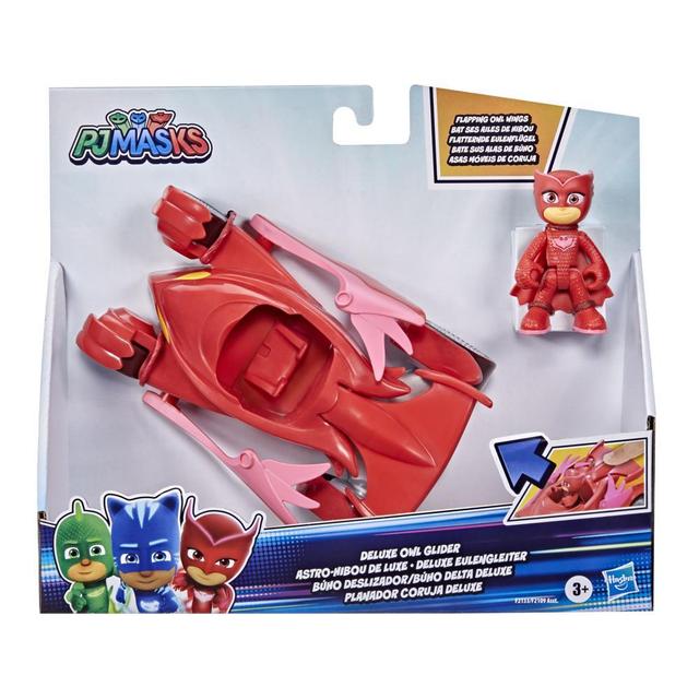 PJ Masks Owlette Deluxe Vehicle Preschool Toy, Owl Glider Car with Owlette Action Figure for Kids Ages 3 and Up