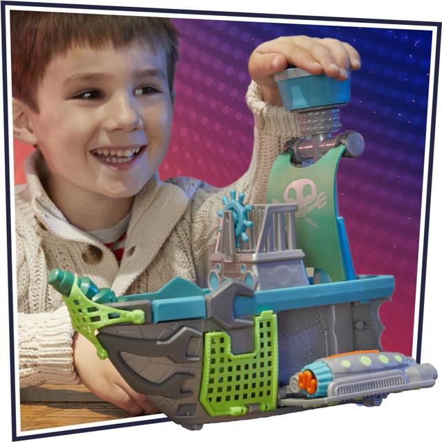 PJ Masks Sky Pirate Battleship Preschool Toy, Vehicle Playset with 2 Action Figures for Kids Ages 3 and Up