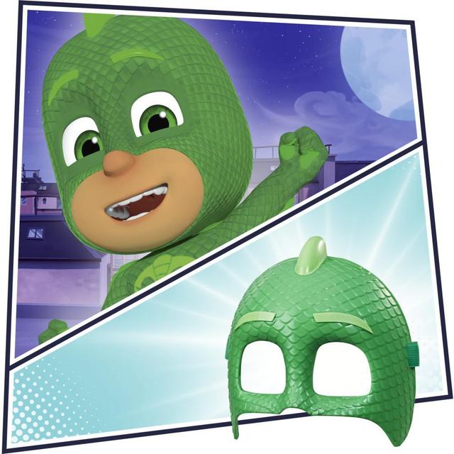 PJ Masks Hero Mask (Gekko) Preschool Toy, Dress-Up Costume Mask for Kids Ages 3 and Up