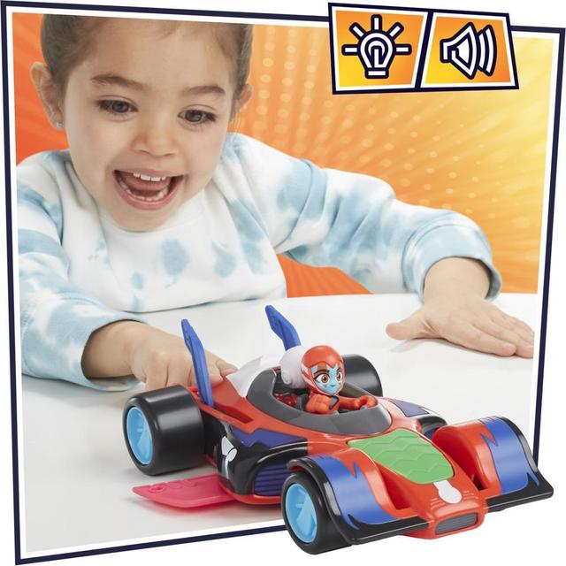 PJ Masks Animal Power Flash Cruiser Preschool Toy, Converting Car with Lights and Sounds, Vehicle Toy for Ages 3 and Up