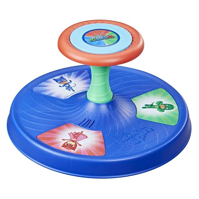 Playskool PJ Masks Sit 'n Spin Musical Classic Spinning Activity Toy for Toddlers Ages 18 Months and Up