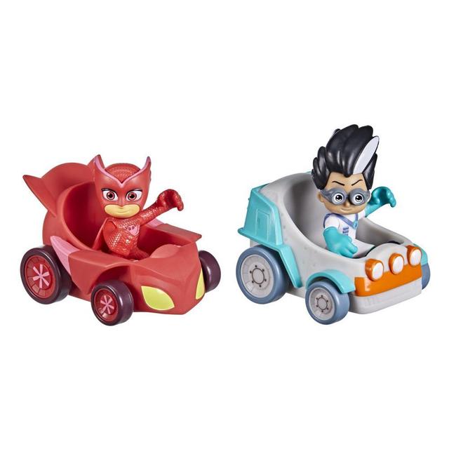PJ Masks Owlette vs Romeo Battle Racers Preschool Toy, Vehicle and Action Figure Set for Kids Ages 3 and Up