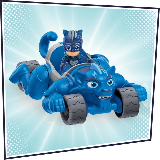 PJ Masks Animal Power Catboy Animal Rider Deluxe Vehicle Preschool Toy, Includes Catboy Action Figure, Ages 3 and Up