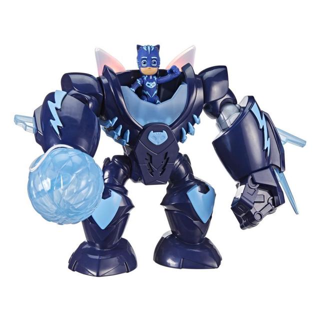 PJ Masks Robo-Catboy Preschool Toy with Lights and Sounds for Kids Ages 3 and Up, Includes Catboy Action Figure