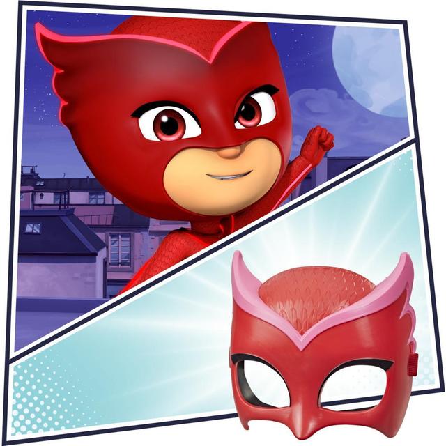 PJ Masks Hero Mask (Owlette) Preschool Toy, Dress-Up Costume Mask for Kids Ages 3 and Up